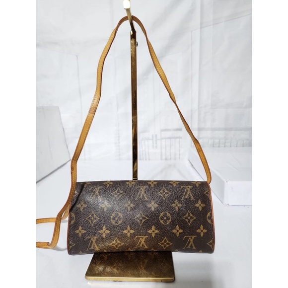 Authentic Louis Vuitton Monogram Twin GM Crossbody Bag Brown - Picture 4 of 14